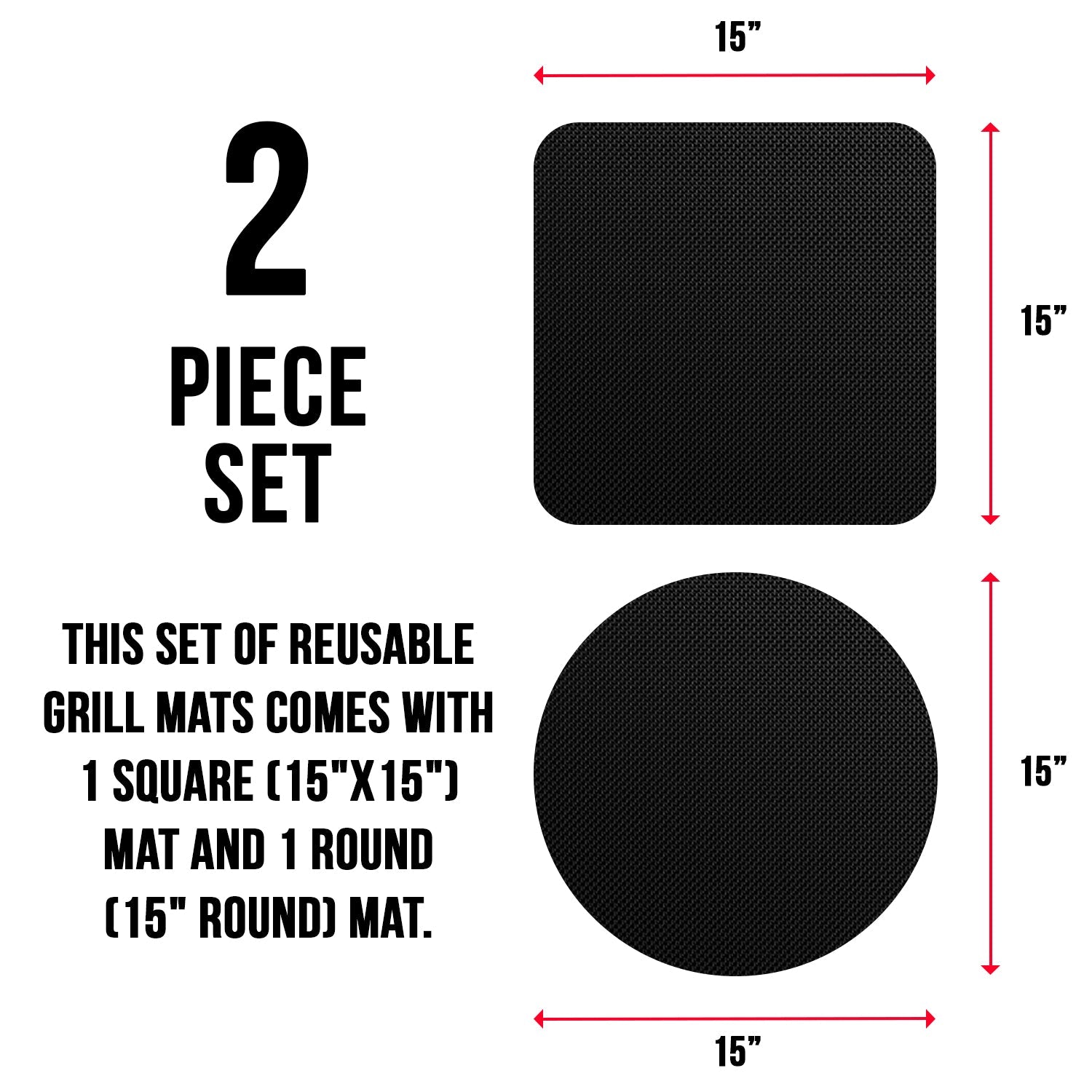 GrillMat 2 pack