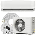 Mountman 9000 BTU Mini Split AC/Heating System,19 SEER2 110/120V Energy Efficient Ductless Inverter System,Cools Up to 450 Sq.Ft with Pre-Charged Condenser,Heat Pump & Installation Kits