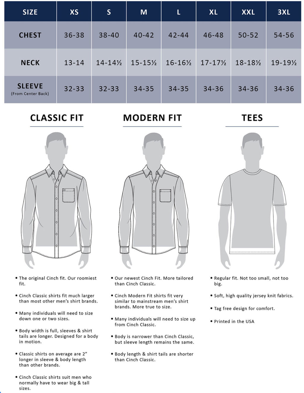 White Solid | Cinch Mens